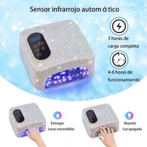 Lampara inalambrica con brillos 1 Lámpara inalámbrica con brillos