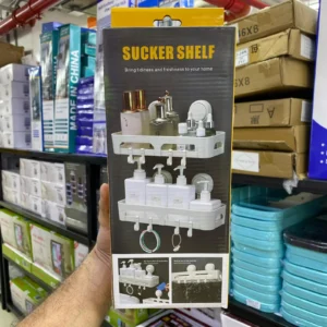 Organizador de Baño Sucker Shelf Organizador de Baño Sucker Shelf